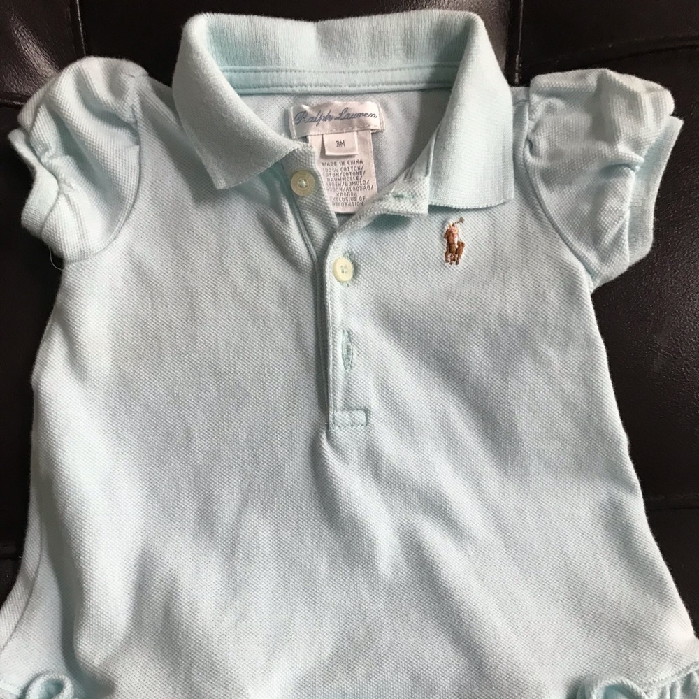 Ralph Lauren polo dress light turquoise. 3M